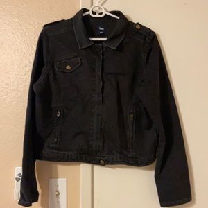 Black Denim Jacket! Great condition!